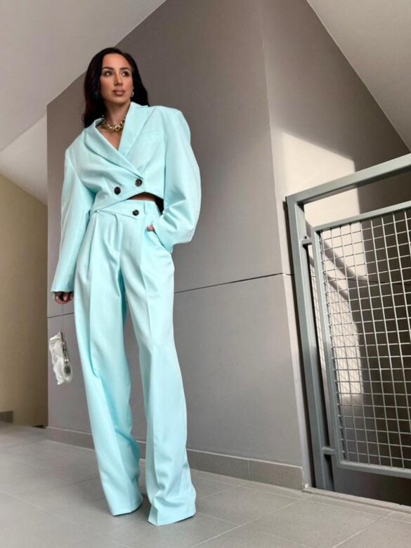 Spodnie Driss elegant jasnoniebieskie 