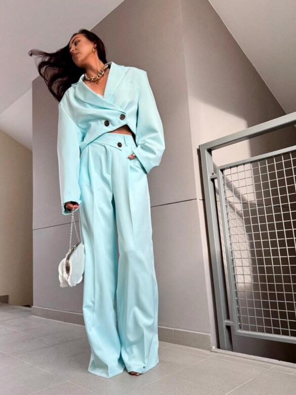 Spodnie Driss elegant jasnoniebieskie 