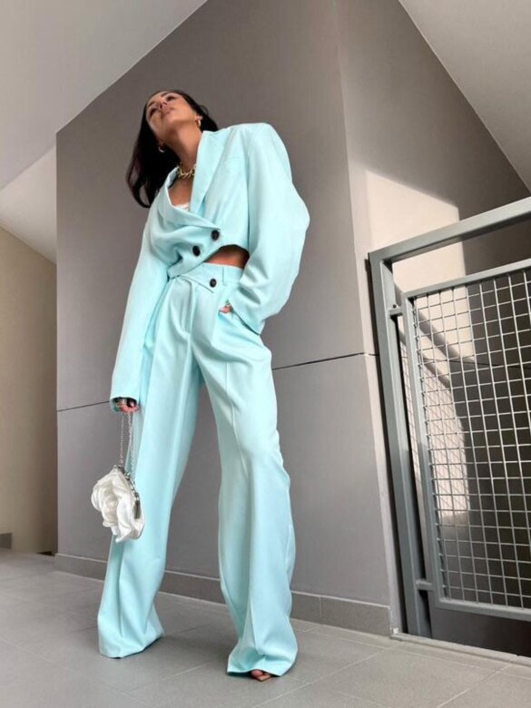 Spodnie Driss elegant jasnoniebieskie 