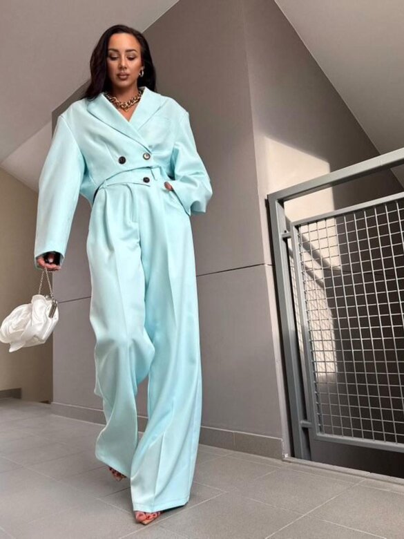 Spodnie Driss elegant jasnoniebieskie 
