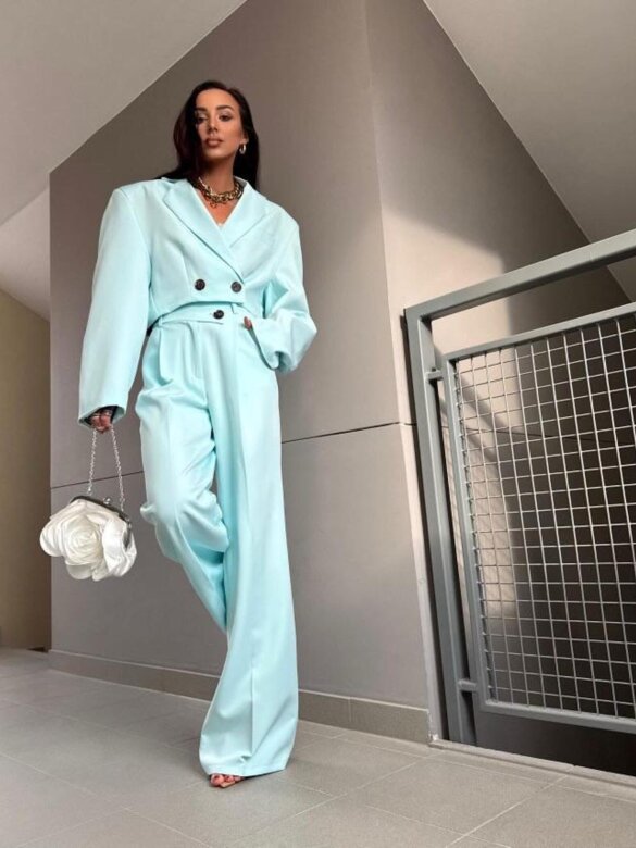 Spodnie Driss elegant jasnoniebieskie 