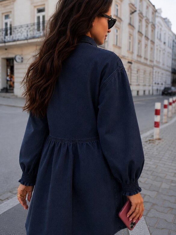 Sukienka Pilare jeans granatowa 