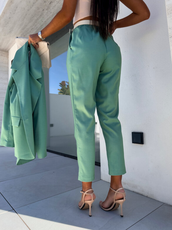 Spodnie Burkett elegant zielone