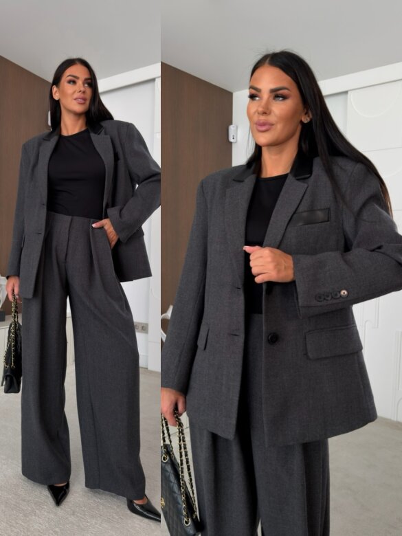 Blazer Eladia eco leather graphite