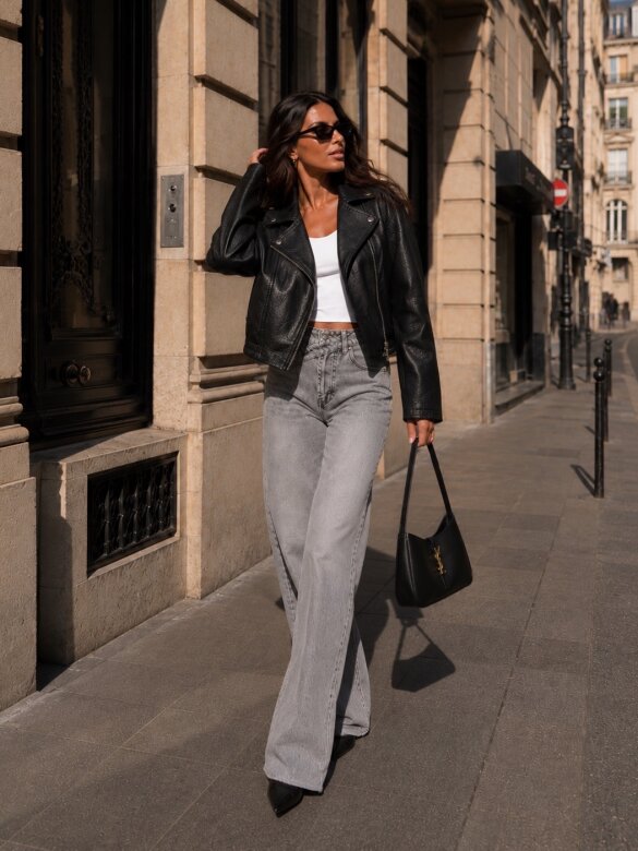 Trousers Clifton jeans dark grey 