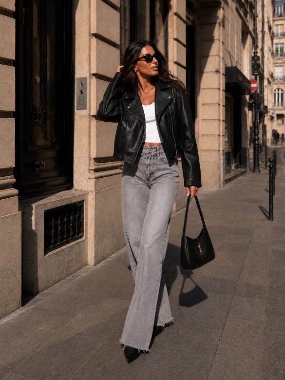 Trousers Clifton jeans dark grey 