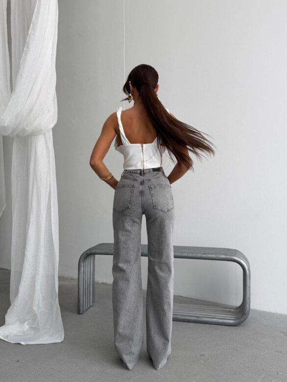 Trousers Clifton jeans dark grey 