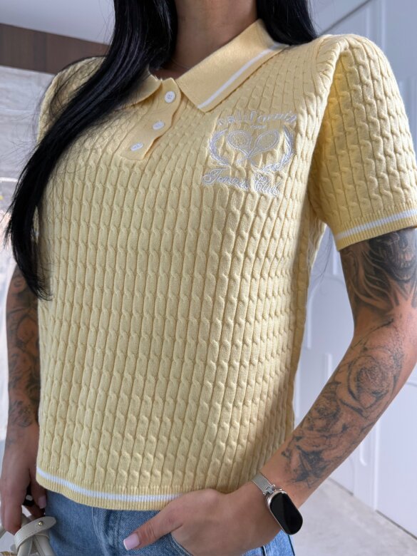 Sweter Lilu żółty