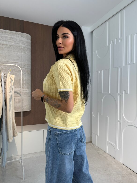 Sweter Lilu żółty