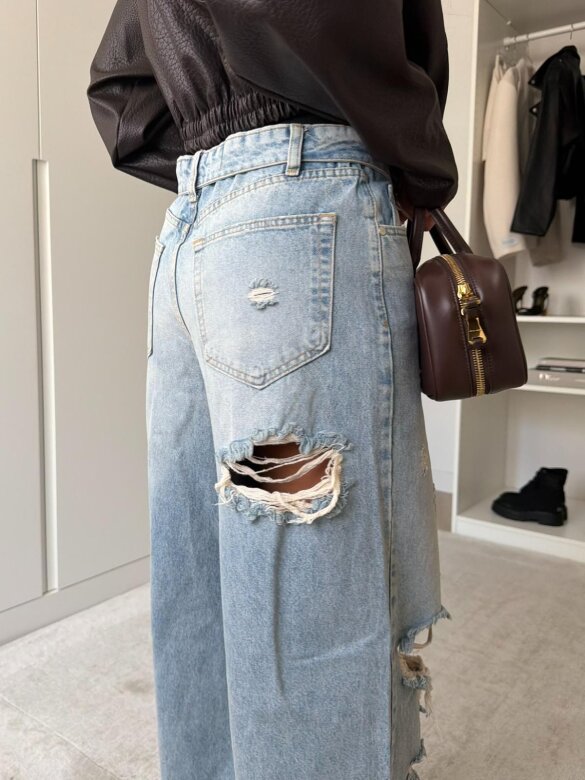 Spodnie Denim Vibes jasnoniebieskie