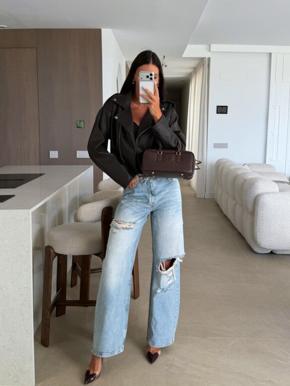 Spodnie Denim Vibes jasnoniebieskie