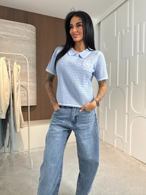 Sweter Lilu niebieski