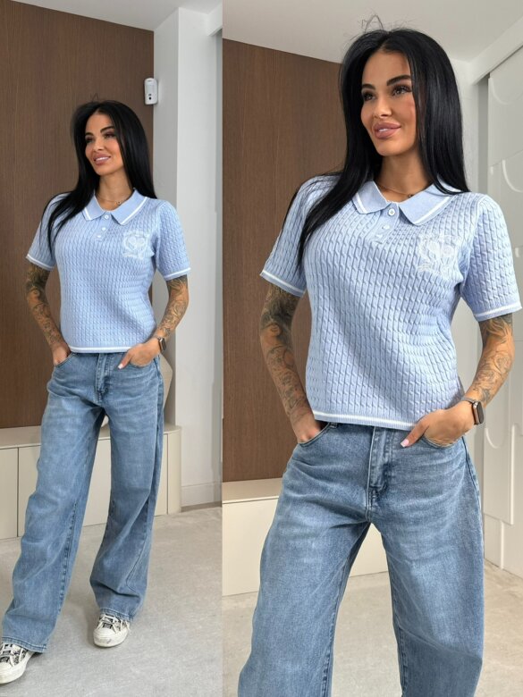 Sweter Lilu niebieski