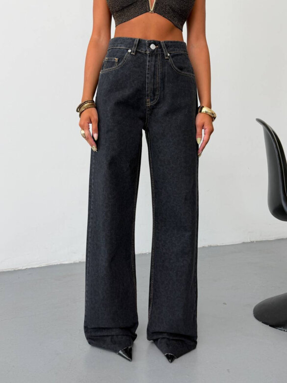 Spodnie Perone jeans grafitowe 