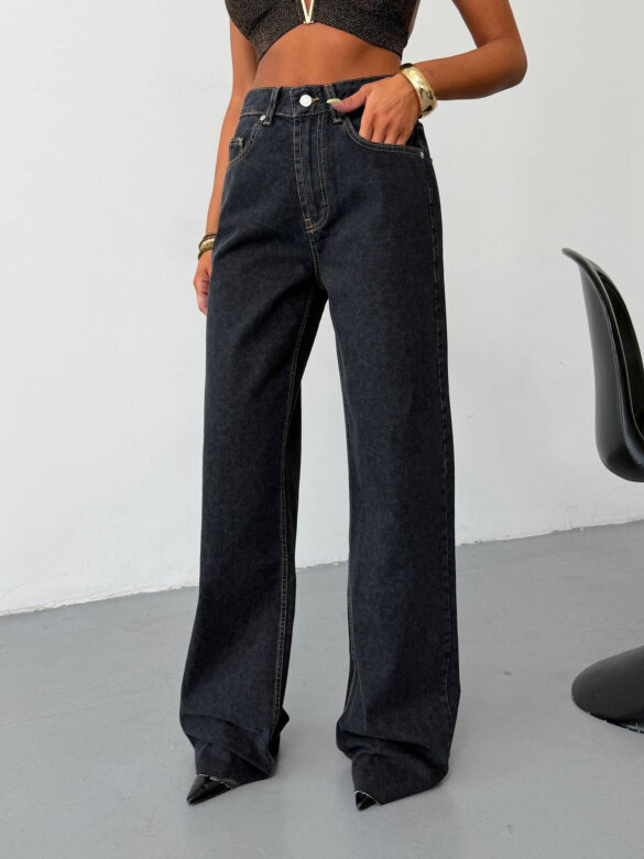 Spodnie Perone jeans grafitowe 