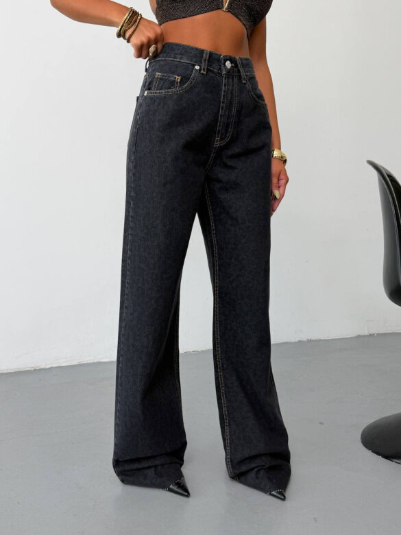Spodnie Perone jeans grafitowe 