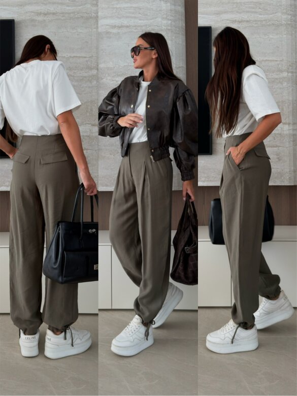 Trousers Henrick khaki 