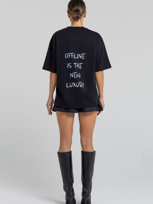 T-shirt Offline czarny 