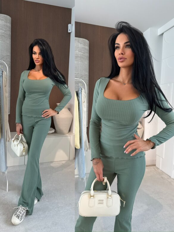 Komplet 2w1 Rayas matcha