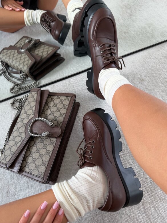 Mokasyny Howard czekoladowe