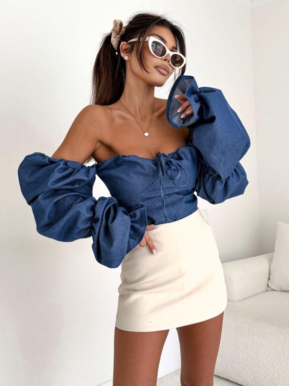 Blouse Soraya jeans blue