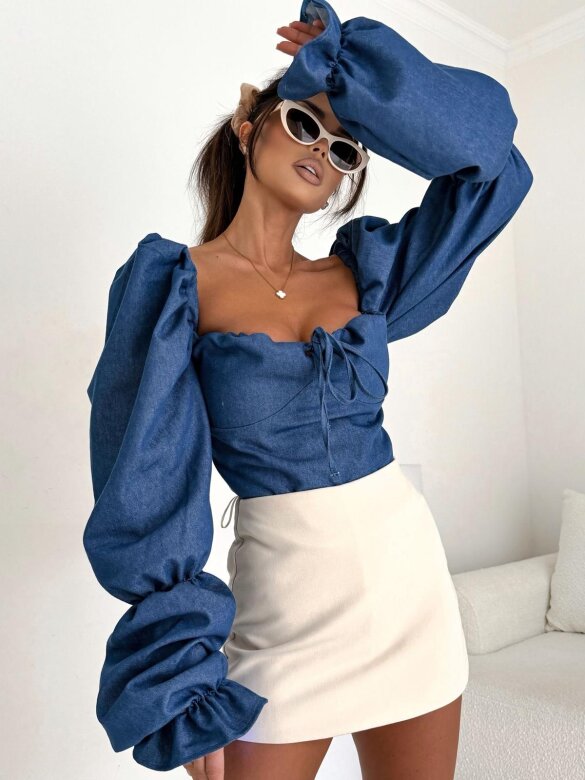 Blouse Soraya jeans blue