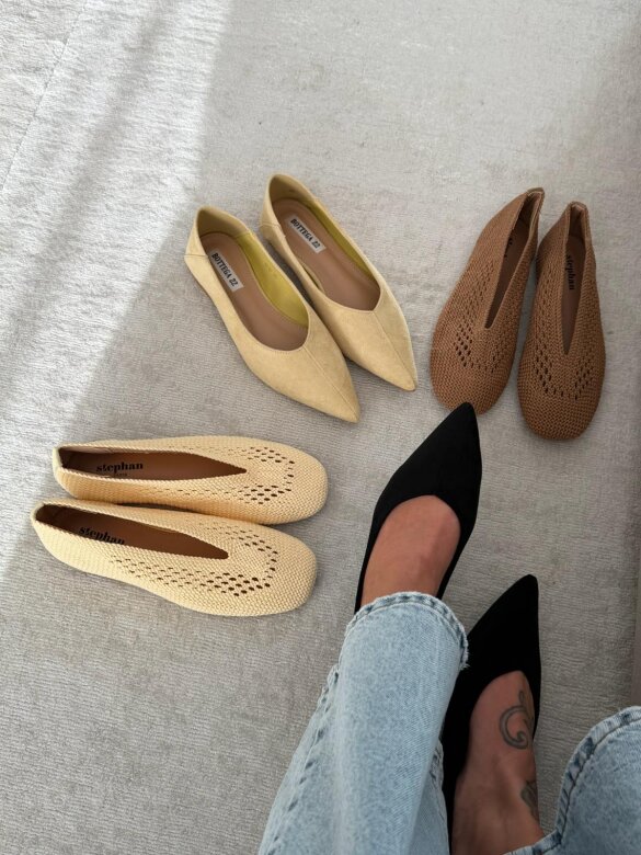 Baleriny Porto czarne 