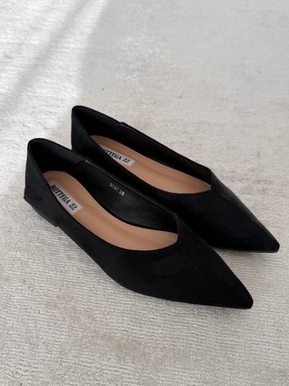 Baleriny Porto czarne 