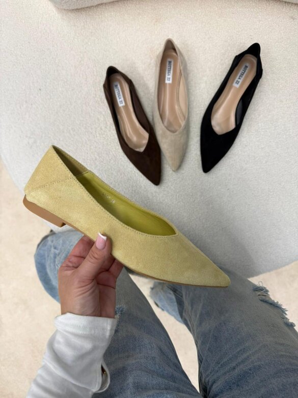 Baleriny Porto cytrynowe 