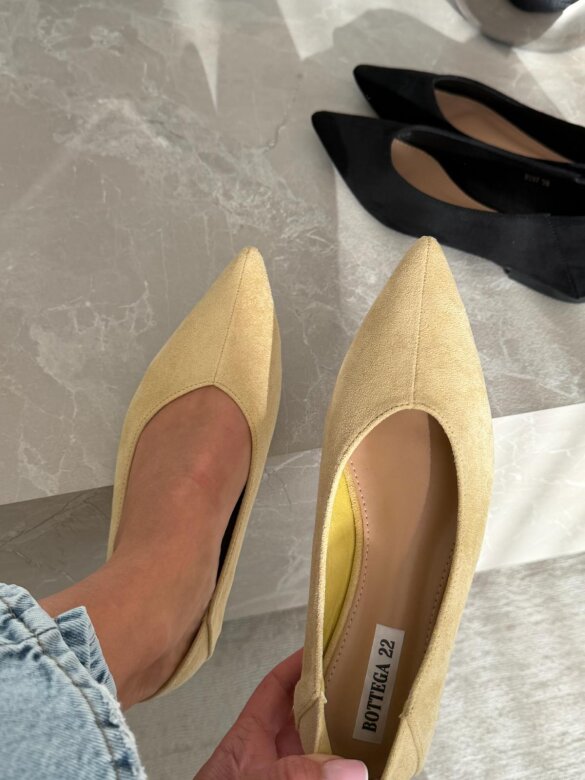 Baleriny Porto cytrynowe 