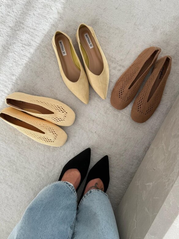 Baleriny Porto cytrynowe 