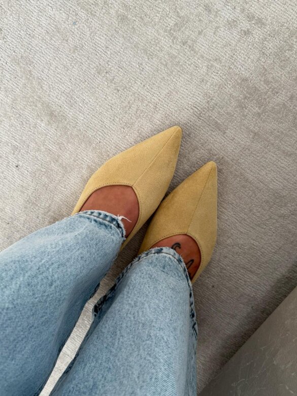 Baleriny Porto cytrynowe 