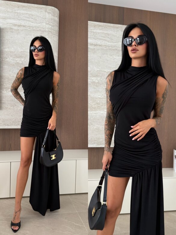 Sukienka Granny maxi czarna 