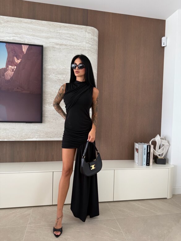 Sukienka Granny maxi czarna 