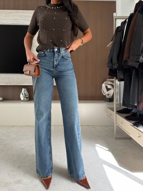 Spodnie Zerro jeans ciemnoniebieskie