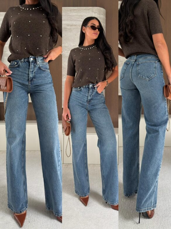 Spodnie Zerro jeans ciemnoniebieskie