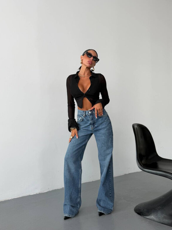 Spodnie Zerro jeans ciemnoniebieskie