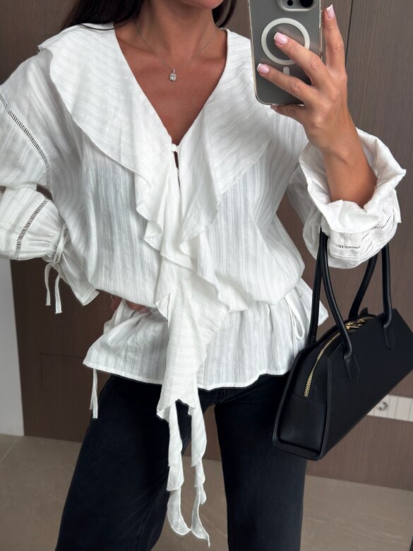 Koszula Stylish bawełniana biała 