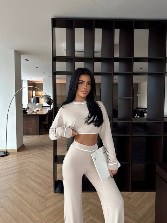 Komplet 2w1 Calerro jasnobeżowy