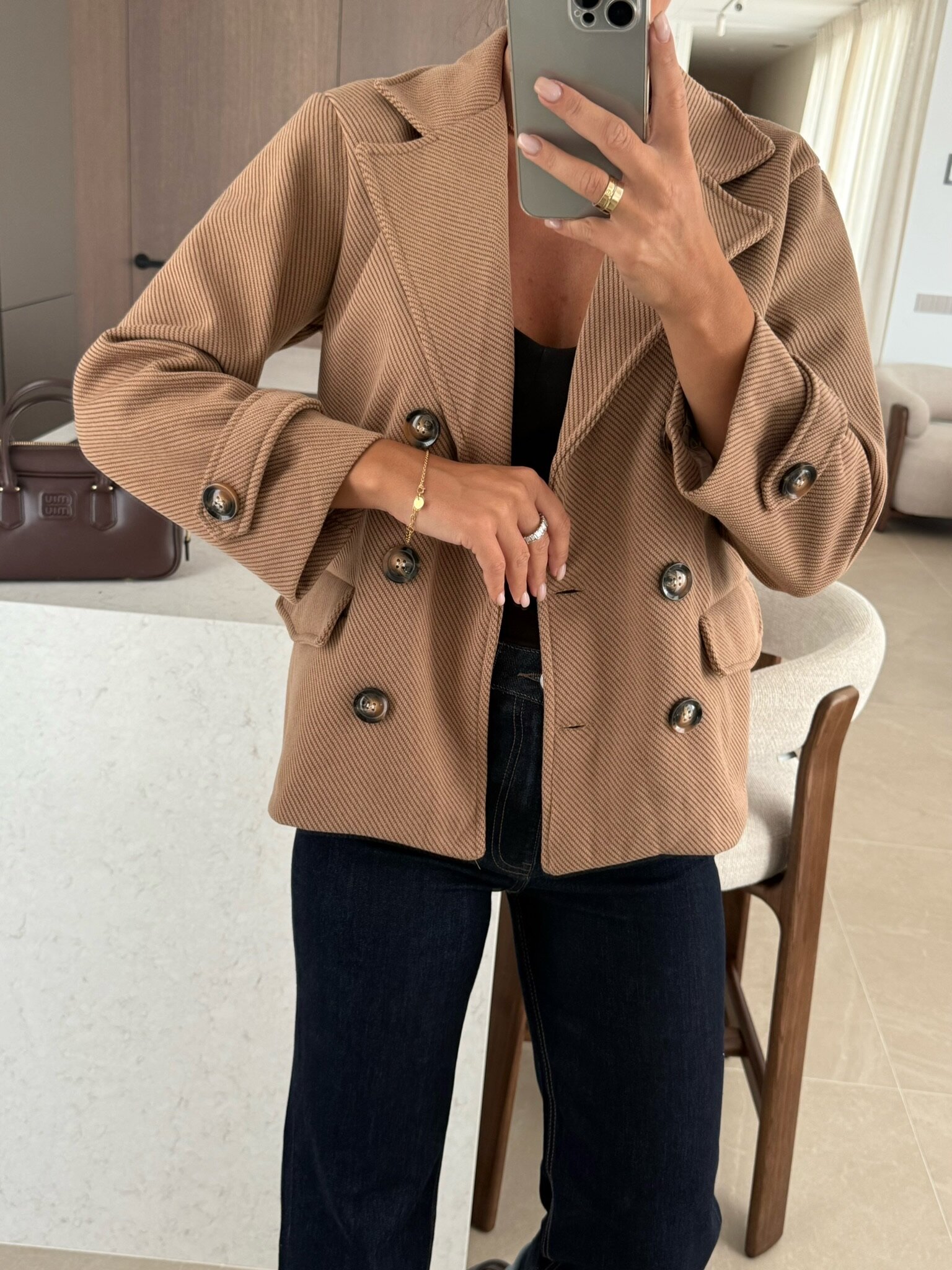 Coat Luan short beige