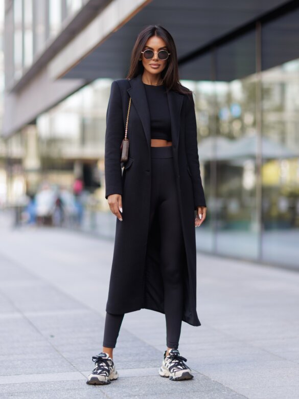 Coat Armando cotton black