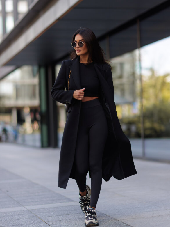 Coat Armando cotton black