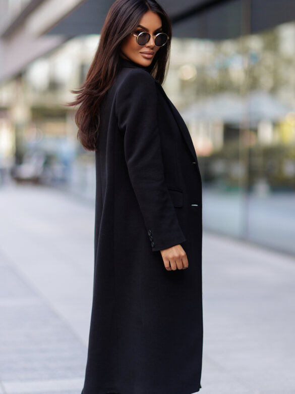 Coat Armando cotton black