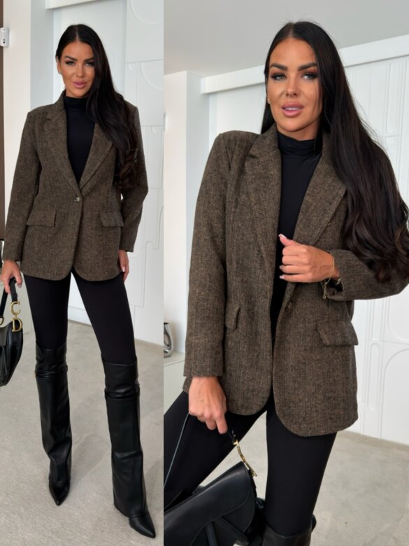 Blazer Bessena chocolate