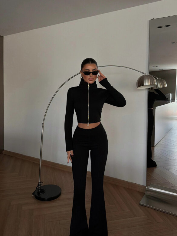 Komplet 2w1 Adios czarny 