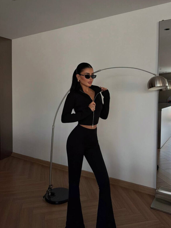 Komplet 2w1 Adios czarny 