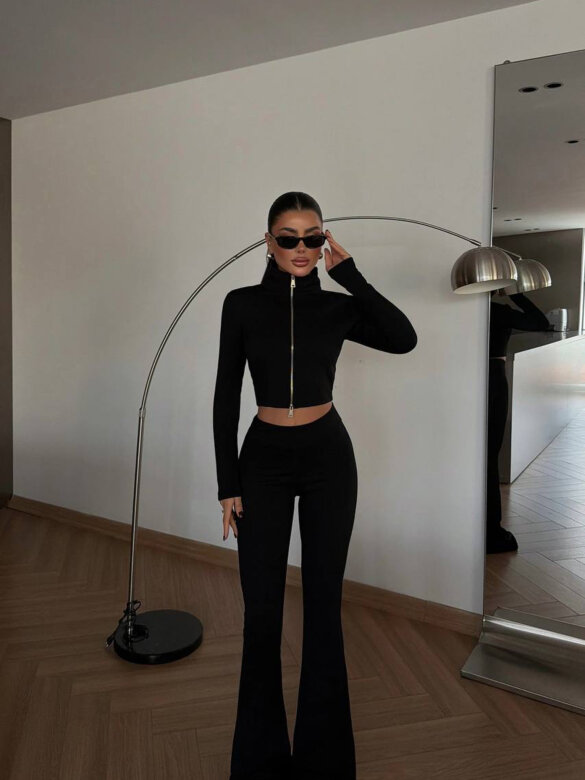 Komplet 2w1 Adios czarny 