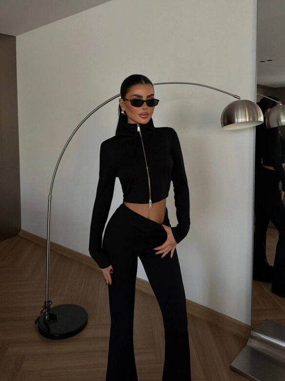 Komplet 2w1 Adios czarny 