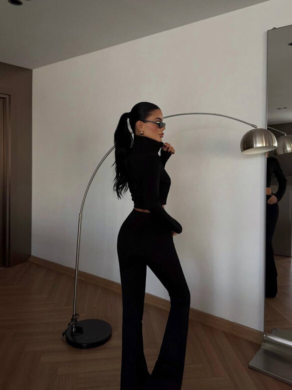 Komplet 2w1 Adios czarny 