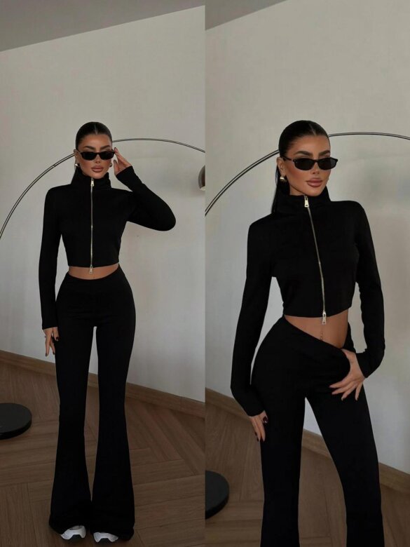 Komplet 2w1 Adios czarny 